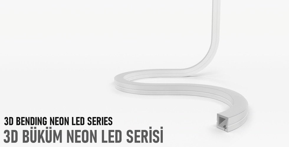 3d bükülebilir neon led serisi