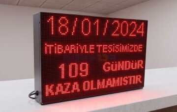 Kazasız Gün Sayıcı Panosu