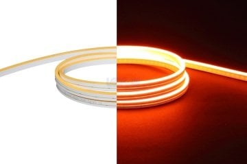 6x12mm 12V 9W IP67 Turuncu Neon Led 1cm