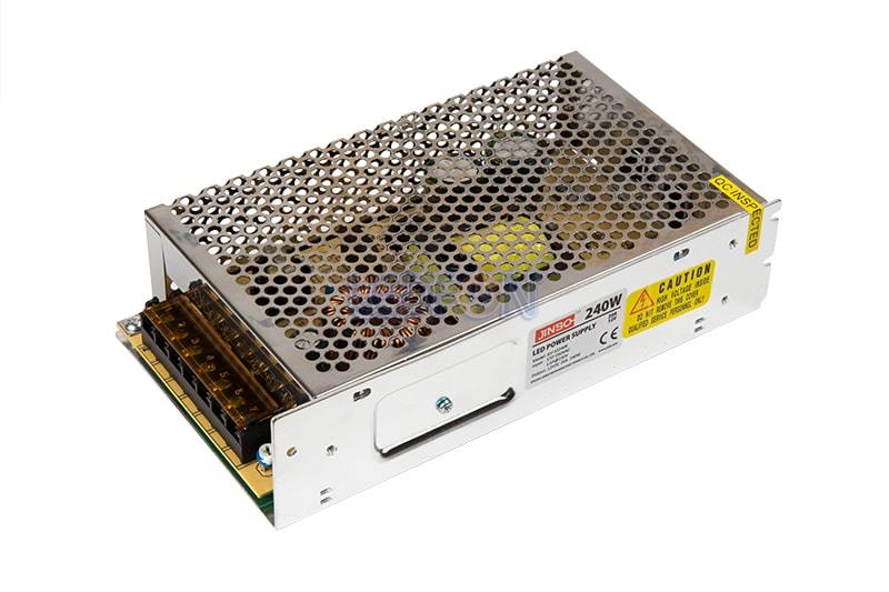 Jinbo 12V 20A 240W Metal Kalın Kasa Adaptör