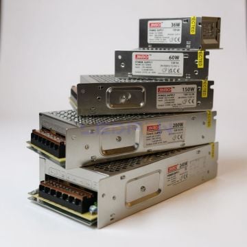 Jinbo 12V 33A 400W Metal Kalın Kasa Adaptör