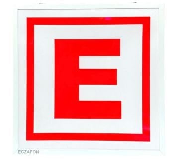 ECZAFON Eczane E Logo Led Tabela Yeni Nesil Kumandalı