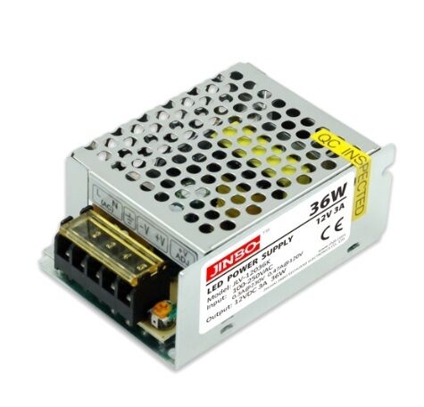 Jinbo 24V 1.5A 36W Metal Kalın Kasa Adaptör