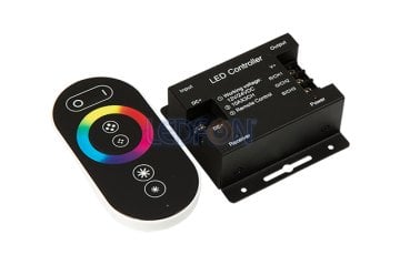 Dokunmatik RF Kumandalı RGB Led Kontrol Cihazı (12V-24V / 30A)