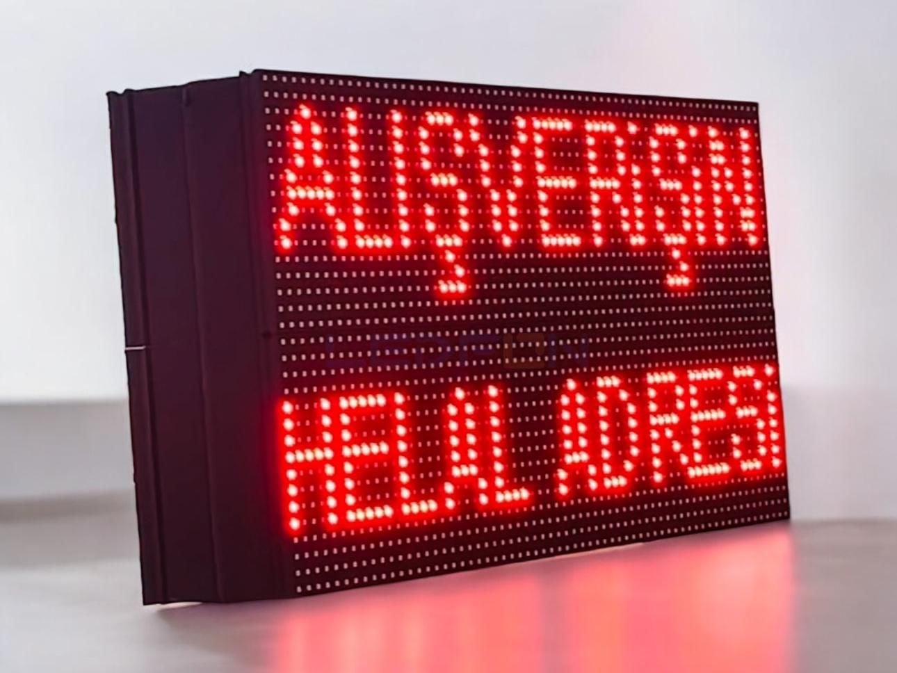 32x64 cm P10 Led Tabela