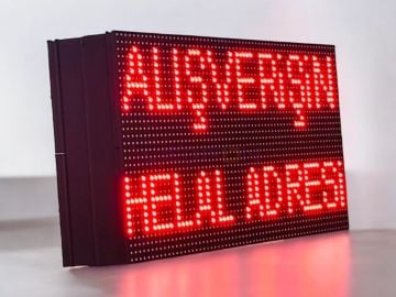 32x64 cm P10 Led Tabela