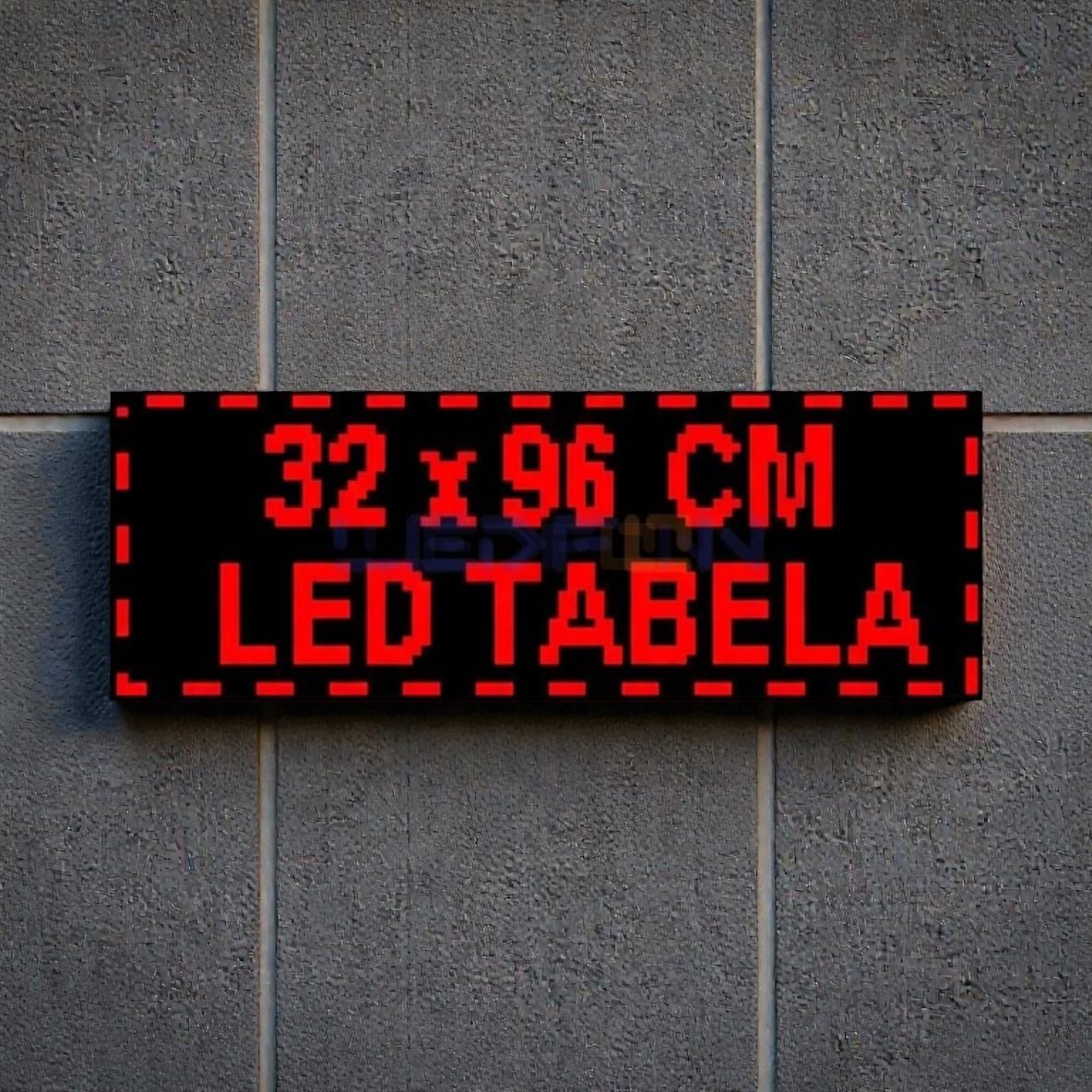 32x96 cm P10 Led Tabela