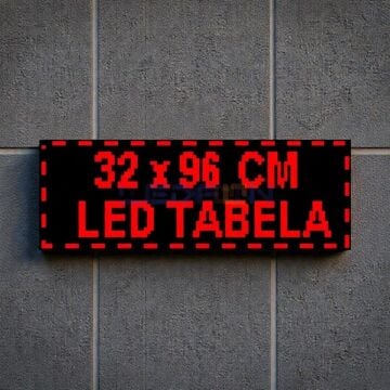 32x96 cm P10 Led Tabela