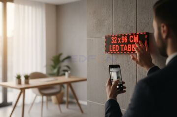 32x96 cm P10 Led Tabela