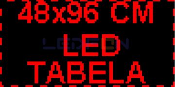 48x96 cm P10 Led Tabela