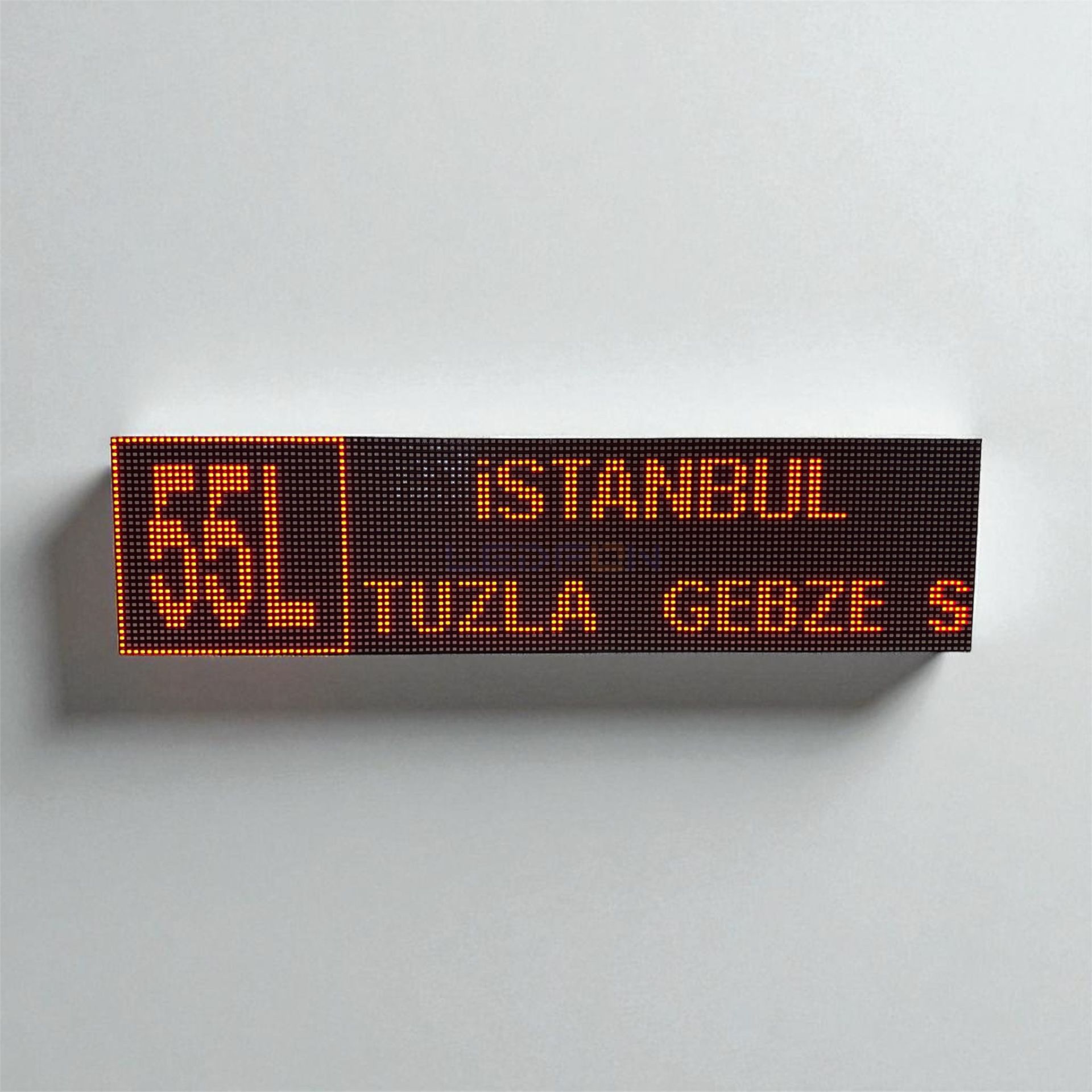 Dolmuş Otobüs Güzergah Tabelası