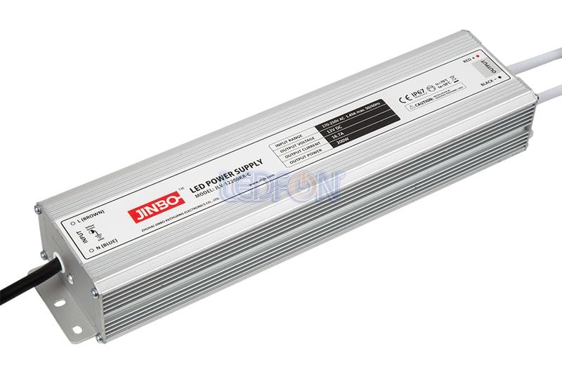 Jinbo 12V 16.6A 200W IP67 Dış Mekan Güç Kaynağı