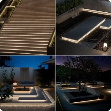 12V Su Geçirmez 4000K Şerit Led 14.4W 3 Çip IP68