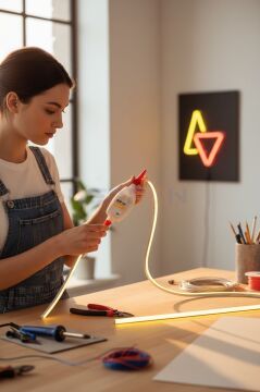 Neon Led Yapıştırıcı