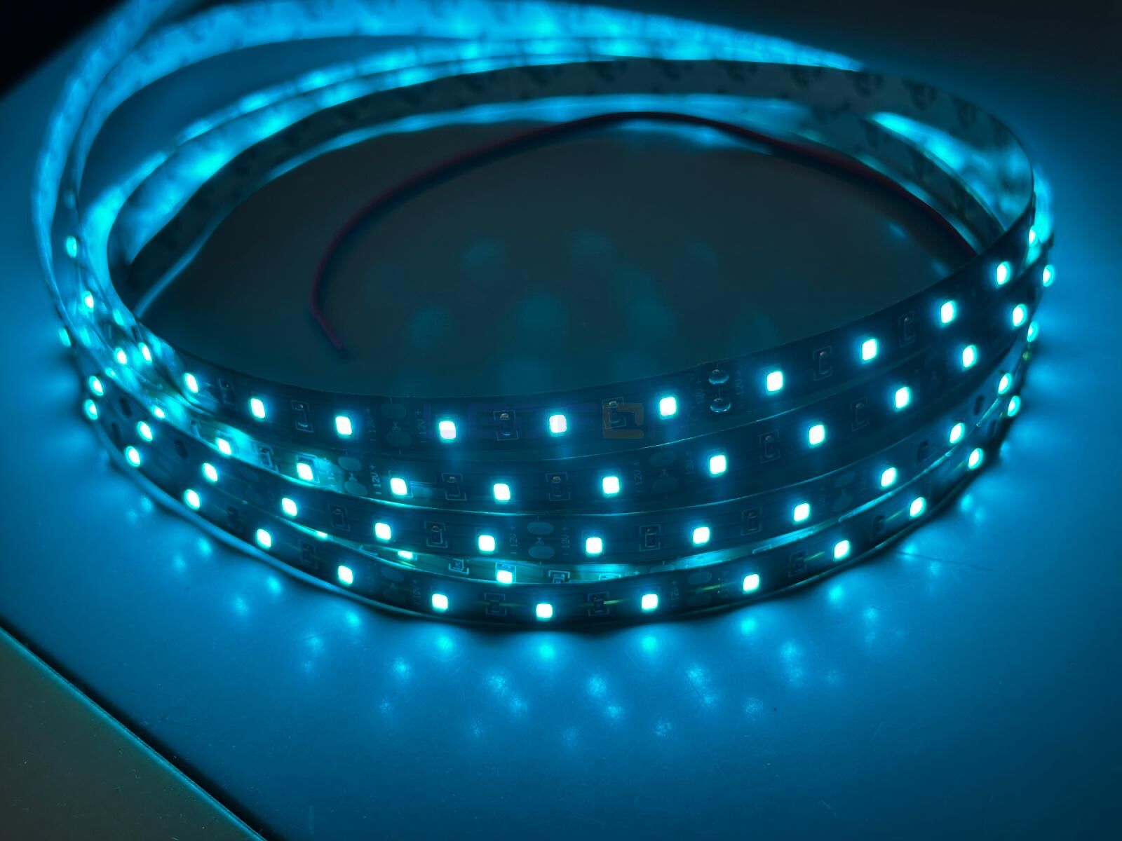 12V 14.4W 60 Led IP20 Turkuaz Şerit Led