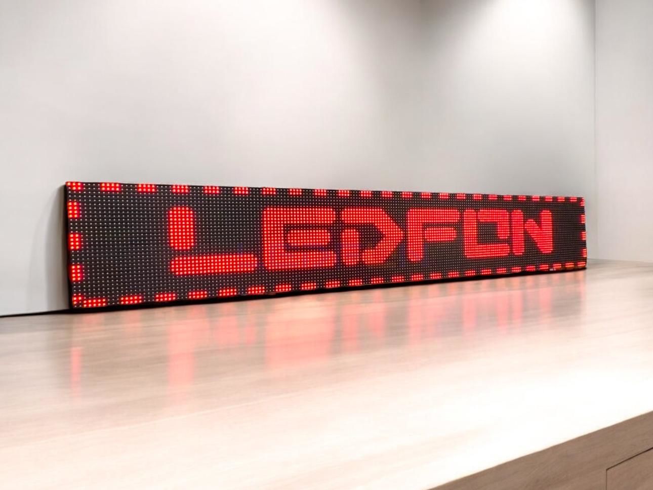 16x160 cm Led Kayan Yazı