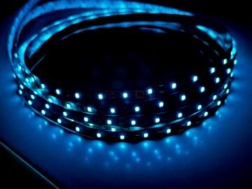 12V 4.8W 60 Led IP20 Turkuaz Şerit Led