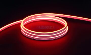 6x12mm 12V Kırmızı Neon Led 9W IP67 50M