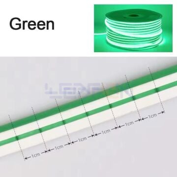 6x12mm 12V 9W IP67 Yeşil Neon Led 50M