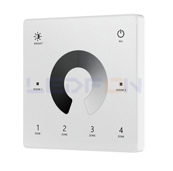 Duvar Tipi Dokunmatik Led Dimmer Kumanda Beyaz +1 Adet Alıcı 15A