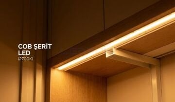 24V 2700K COB Şerit Led 10W 480 Led/m IP20