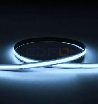 24V 10000K COB Şerit Led 10W 480Led/mt IP20