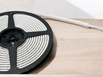 24V Silikonlu 3000K COB Şerit Led 10W 480Led/mt IP65