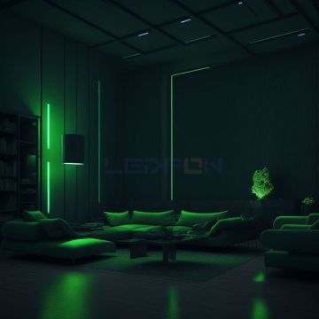 12V Silikonlu Yeşil Şerit Led 14.4W Bakır PCB 3 Çip IP62