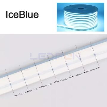 6x12mm 12V Buz Mavi Neon Led 9W IP67