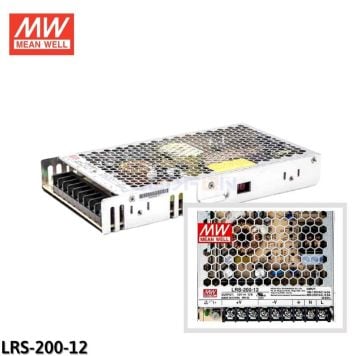 Mean Well LRS-200-12 | 12V 17A 200W LED Güç Kaynağı