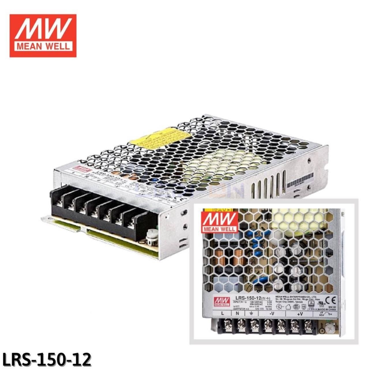LRS-150-12 Mean Well 12V 12.5A 150W Güç Kaynağı