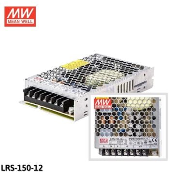 Mean Well LRS-150-12 | 12V 12.5A 150W LED Güç Kaynağı