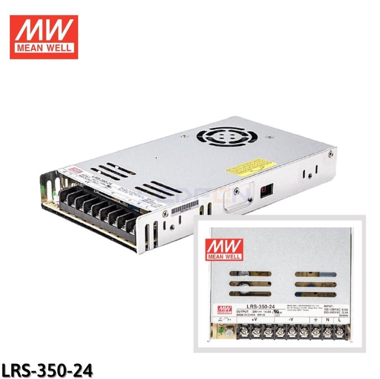 LRS-350-24 Mean Well 24V 14.6A 350W Adaptör