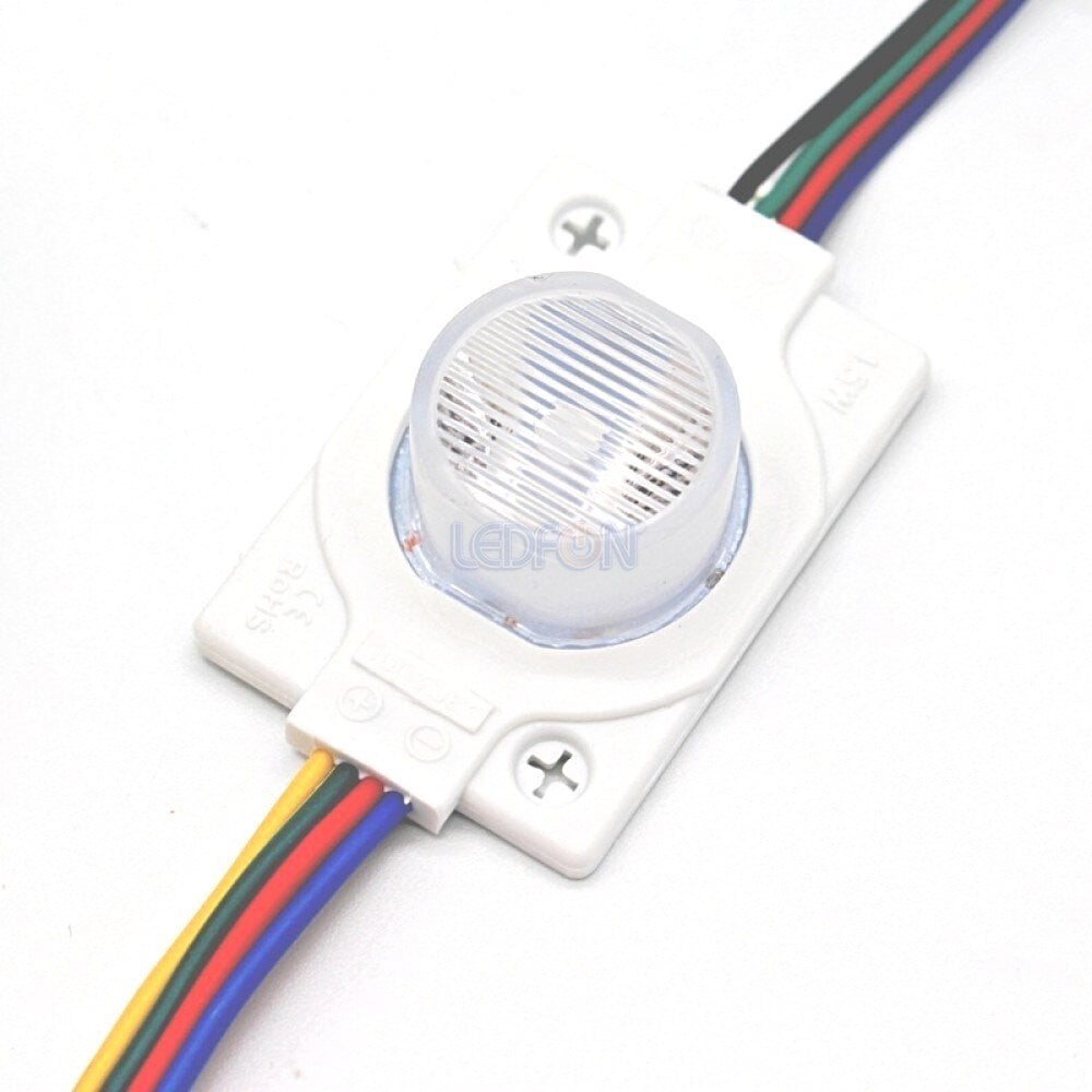 12V Power 1.5W Tekli RGB Modül Led 20 Adet