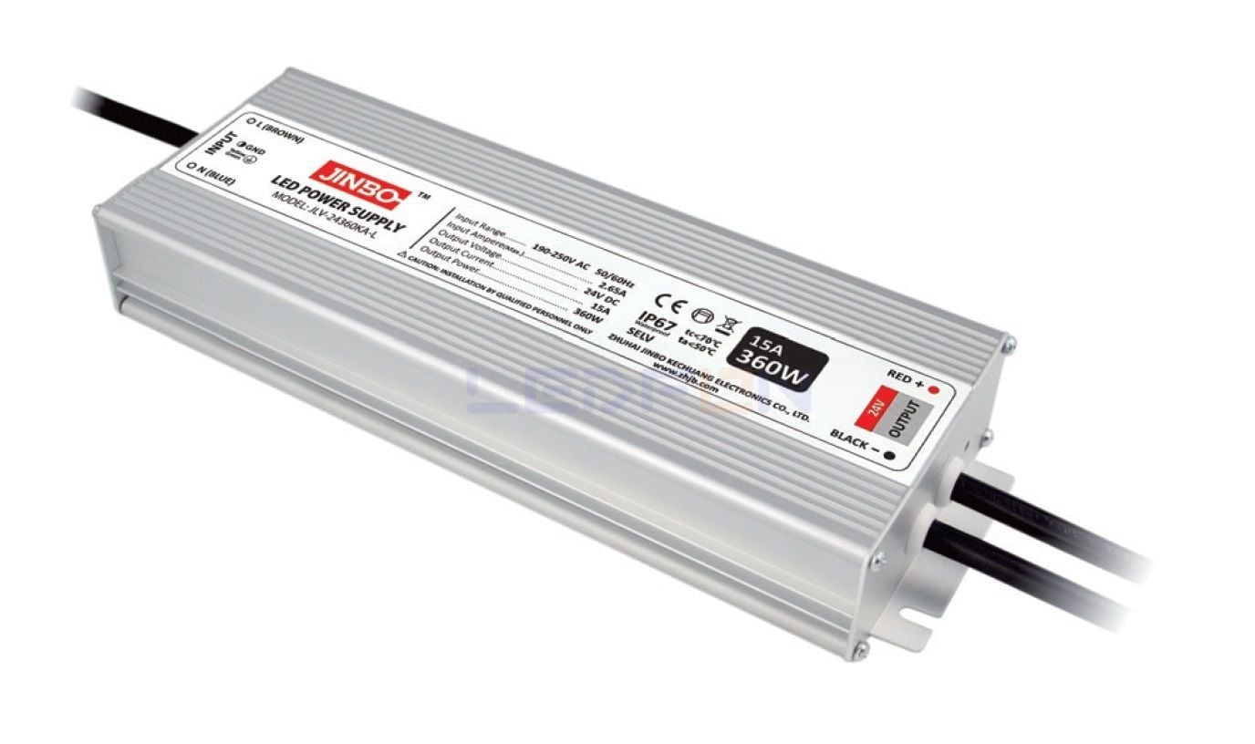 Jinbo 24V 10.42A 250W IP67 Dış Mekan Güç Kaynağı