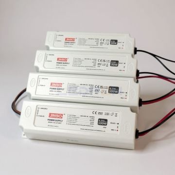Jinbo 24V 6.25A 150W IP67 Dış Mekan Plastik Kasa Güç Kaynağı
