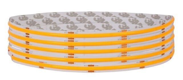 12V 2700K COB Şerit Led 10W 480 Led/m IP20