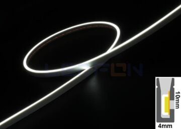4x10mm 24V 3000K Neon Led 6W IP67 50M