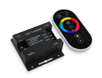 Dokunmatik RF Kumandalı RGB Led Kontrol Cihazı (12V-24V / 18A)