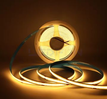 24V 2700K COB Şerit Led 10W 480Led IP20