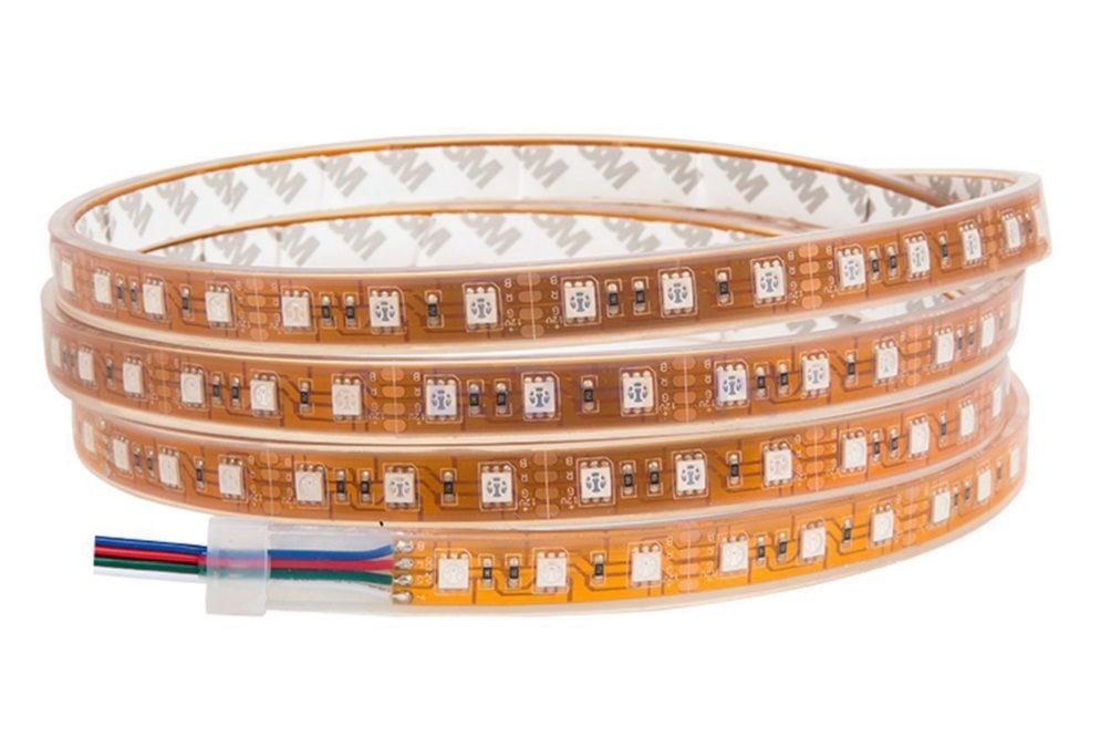 12V Su Geçirmez RGB Şerit Led 14.4W 3 Çip IP68