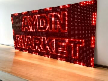 80x160 cm P10 Led Tabela