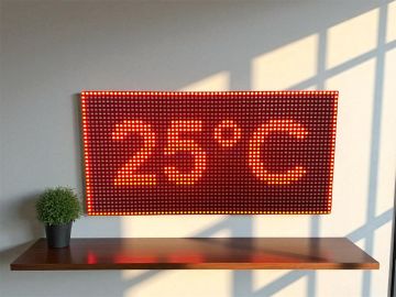 16x32 cm P10 Dijital Led Saat