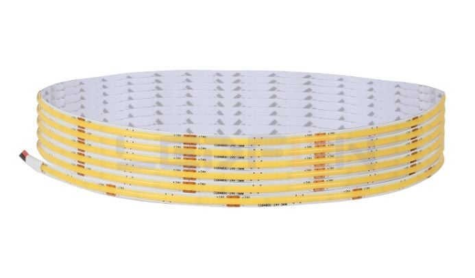 24V 5mm 4000K COB Şerit Led 6W 480 Led/m IP20
