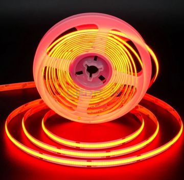 24V Kırmızı COB Şerit Led 10W 480Led IP20