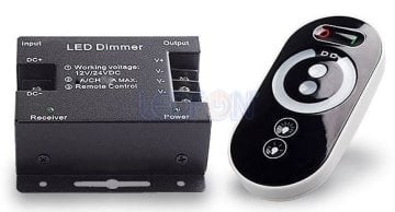 Dokunmatik RF Kumandalı Tek Renk LED Dimmer (12V-24V / 30A)