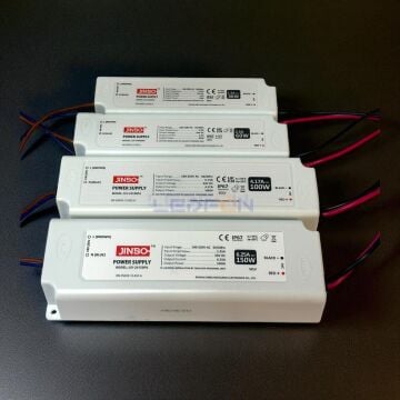 Jinbo 24V 2.5A 60W IP67 Dış Mekan Alüminyum Kasa Güç Kaynağı