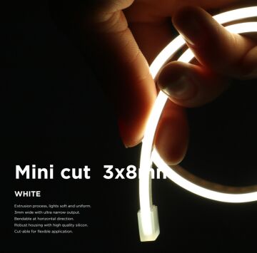 3x8mm 24V 3000K Neon Led 6W IP67