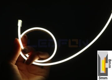 3x8mm 24V 3000K Neon Led 6W IP67