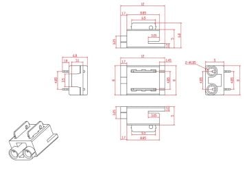 COB Şerit LED Kablo Bağlantı Aparatı 8mm/10mm/12mm